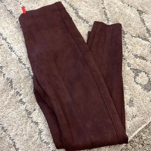 Spanx Suede leggings